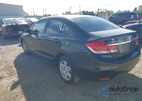 2015 Honda Civic Lx из США, поврежденный, VIN 2HGFB2F52FH529264